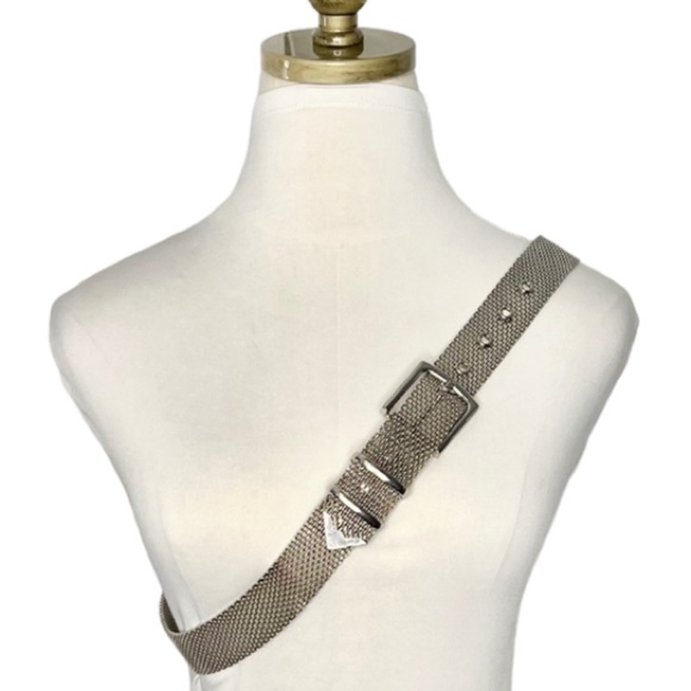 METALLIC MESH ADJUSTABLE STATEMENT BELT - image 3